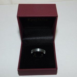 King Will Tungsten Carbide Wedding Ring Size 7.5 NIB
